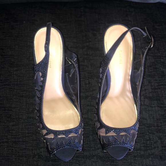 Lady Couture Shoes - Navy heels
